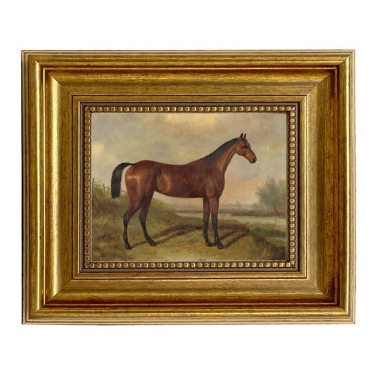 Hunter In a Landscape After William Barraud Oil Painting Print