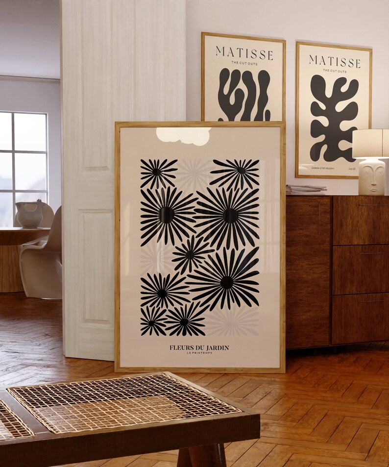 Henri Matisse Flower Style Exhibition Poster