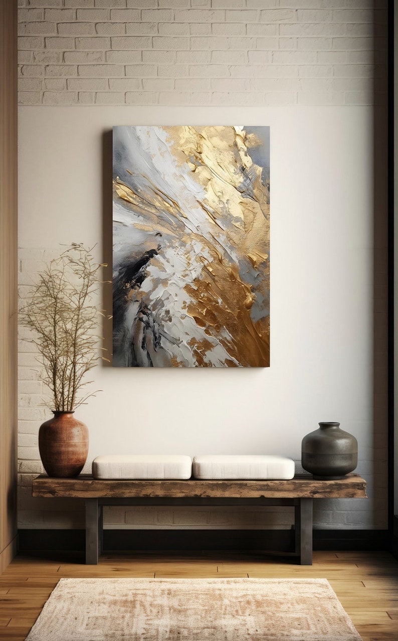 Large abstract wall art