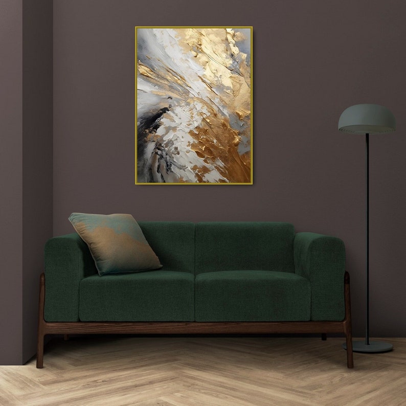 Large abstract wall art