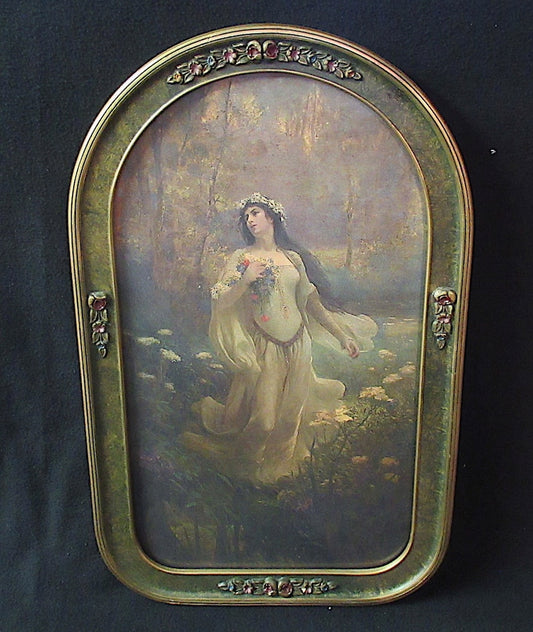 Stunning Ophilia by "Joseph Kirkpatrick" 1896 Painting